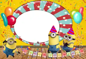 Inskriptionen på ramen: Grattis Med födelsedag!