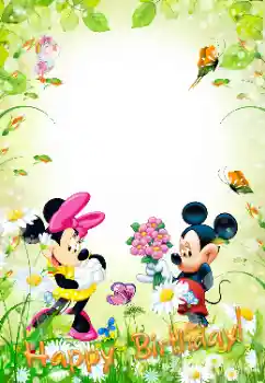 Inskriptionen på ramen: Grattis Med födelsedag!