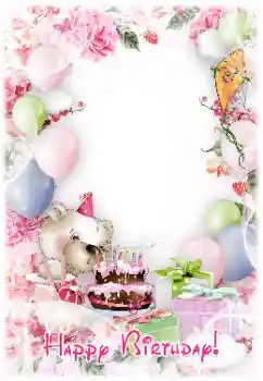 Inskriptionen på ramen: Grattis Med födelsedag!