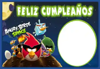 Inskriptionen på ramen: Grattis Med födelsedag!