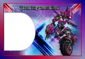 Inskriptionen på ramen: Transformers Inskriptionen på ramen: Transformers