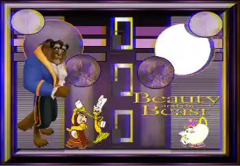 Inskriptionen på ramen: Beauty and the beast Inskriptionen på ramen: Beauty and the beast