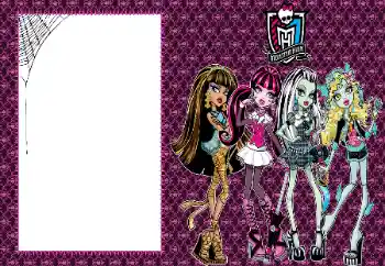 Inskriptionen på ramen: Monster High Inskriptionen på ramen: Monster High