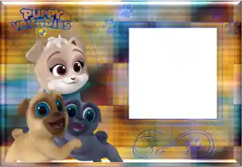 Inskriptionen på ramen: Puppy Vriendjes Inskriptionen på ramen: Puppy Vriendjes