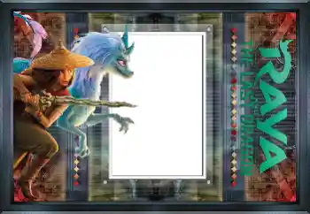 Inskriptionen på ramen: Raya and the last dragon Inskriptionen på ramen: Raya and the last dragon