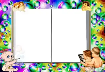 Foto Effekt från kategori Olika ramar för foton med barn № 36232