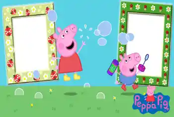Inskriptionen på ramen: Peppa Pig Inskriptionen på ramen: Peppa Pig