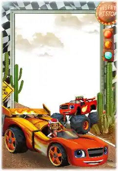 Inskriptionen på ramen: Desert pitstop