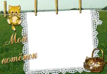 Inskriptionen på ramen: Мой котенок Inskriptionen på ramen: Мой котенок