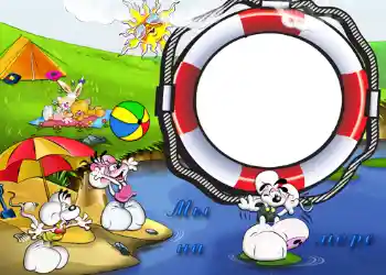 Inskriptionen på ramen: Till havs Inskriptionen på ramen: Till havs