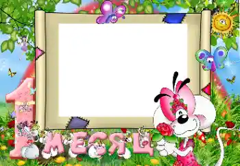 Inskriptionen på ramen: 1 månad