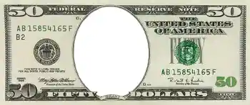 Inskriptionen på ramen: 50 долларов Inskriptionen på ramen: 50 долларов