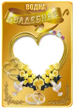 Inskriptionen på ramen: Vodka Inskriptionen på ramen: Vodka