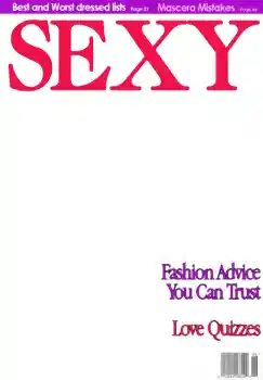 Inskriptionen på ramen: Sexy Inskriptionen på ramen: Sexy