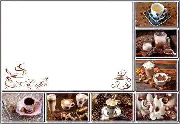 Inskriptionen på ramen: Coffee