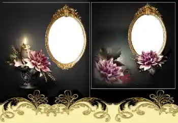 Inskriptionen på ramen: Kom ihåg, kärlek, sorg!