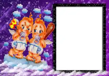 Inskriptionen på ramen: Tvillingarna