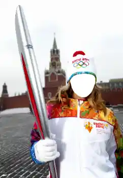 Inskriptionen på ramen: Sochi 2014