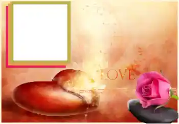 Inskriptionen på ramen: Love Inskriptionen på ramen: Love