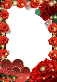 Inskriptionen på ramen: I love you Inskriptionen på ramen: I love you