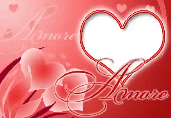 Inskriptionen på ramen: Amore Inskriptionen på ramen: Amore