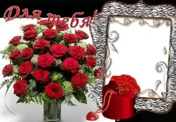 Inskriptionen på ramen: For you! Inskriptionen på ramen: For you!