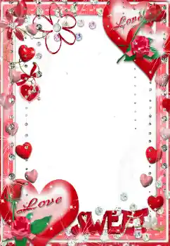 Inskriptionen på ramen: Love. Sweet. Inskriptionen på ramen: Love. Sweet.