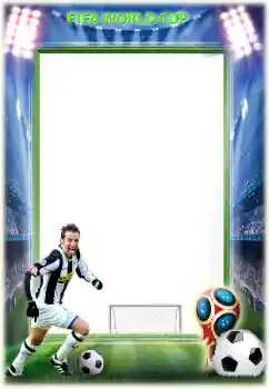 Inskriptionen på ramen: Fotboll Inskriptionen på ramen: Fotboll