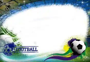 Inskriptionen på ramen: Fotboll Inskriptionen på ramen: Fotboll