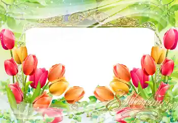 Inskriptionen på ramen: 8 mars