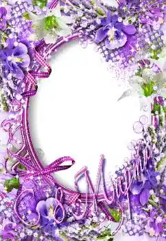 Inskriptionen på ramen: 8 mars