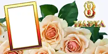 Inskriptionen på ramen: 8 mars