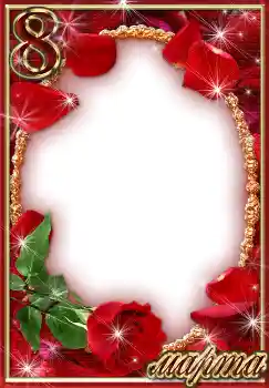 Inskriptionen på ramen: 8 mars