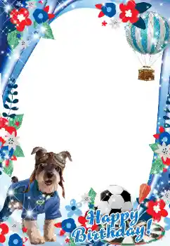 Inskriptionen på ramen: Grattis Med födelsedag!