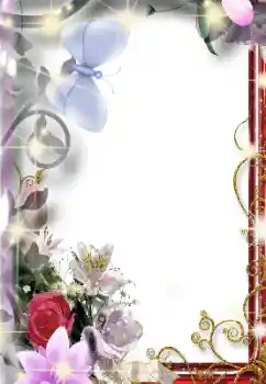 Inskriptionen på ramen: Happy anniversary!