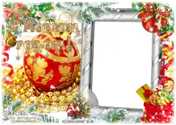 Inskriptionen på ramen: Gott Nytt År!