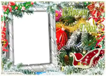 Inskriptionen på ramen: Gott Nytt År!