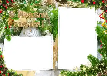 Inskriptionen på ramen: Gott Nytt År!