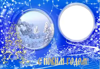 Inskriptionen på ramen: Gott Nytt År!