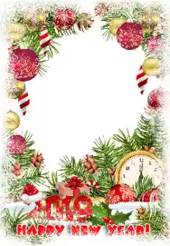 Inskriptionen på ramen: Gott Nytt År!