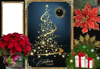 Inskriptionen på ramen: Gott Nytt År!