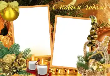 Inskriptionen på ramen: Gott Nytt År!