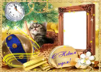 Inskriptionen på ramen: Gott Nytt År!