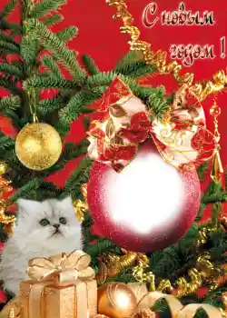 Inskriptionen på ramen: Gott Nytt År!