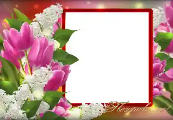 Inskriptionen på ramen: Grattis! Inskriptionen på ramen: Grattis!