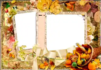 Inskriptionen på ramen: Happy Thanksgiving Inskriptionen på ramen: Happy Thanksgiving