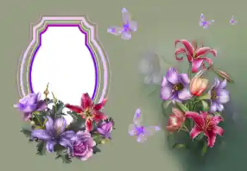 Inskriptionen på ramen: Grattis!