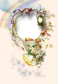 Inskriptionen på ramen: Grattis!