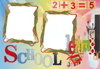 Inskriptionen på ramen: School Inskriptionen på ramen: School