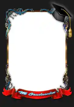 Inskriptionen på ramen: Graduation!